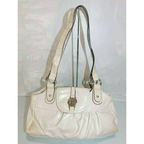 ROSETTI BEIGE COLOR SHOULDER BAG, HANDBAG, PURSE, MAN MADE MATERIALS - Picture 1 of 8